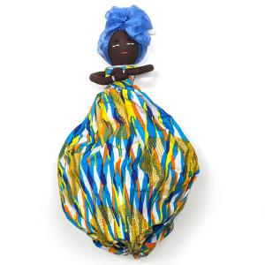 《新生活セール！15％OFF・31日まで》レジ袋収納 アフリカンマダム 人形｜afromode