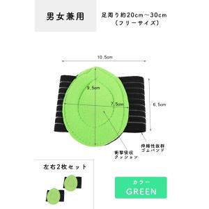 足裏サポーター 足裏クッション 足裏アーチサポ...の詳細画像4