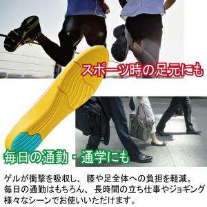 インソール スポーツ 衝撃吸収 土踏まず 立ち...の詳細画像1