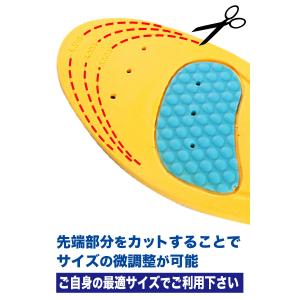 インソール スポーツ 衝撃吸収 ゲルクッション...の詳細画像3
