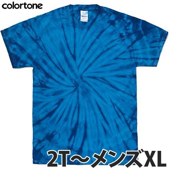 colortone（カラートーン）：5.3 oz スパイダーTシャツ/スパイダーロイヤル/2T〜メン...