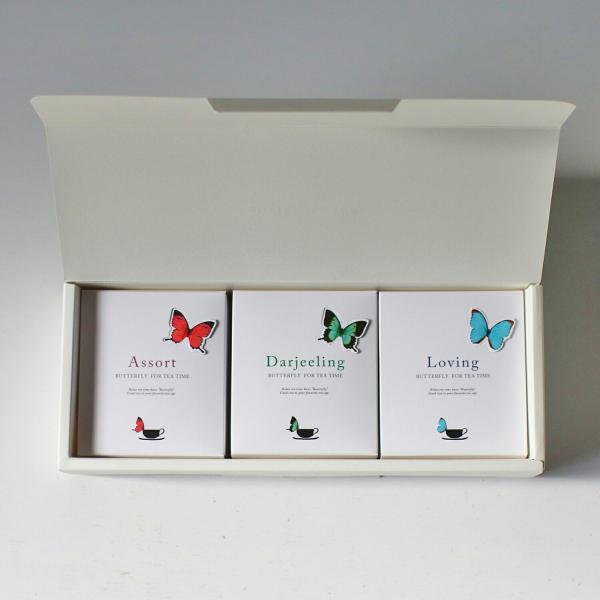 【送料無料・ラッピング込】HANASAKA BUTTERFLY TEA gift box／バタフライ...