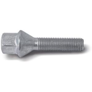 H&amp;R (エイチアンドアール)  ボルト 60度テーパー 14×1.5 首下：28mm 色：シルバー...