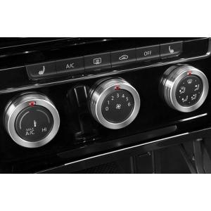 VW ゴルフ7/ゴルフ7.5 アルミ・オートエアコン ダイヤルベゼル
