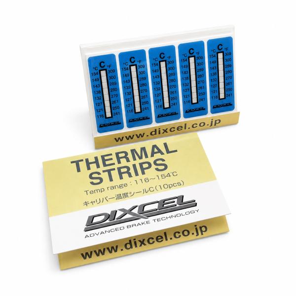 DIXCEL ディクセル 貼り付け キャリパー温度シール（10枚入り）温度帯C：116〜154℃　C...
