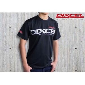 DIXCEL ディクセル Tシャツ/T-SHIRT ブラック Mサイズ DT3-BKM｜afterparts-co-jp