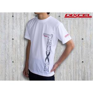 DIXCEL ディクセル Tシャツ/T-SHIRT ホワイト Mサイズ [DT3-WHM]｜afterparts-jp