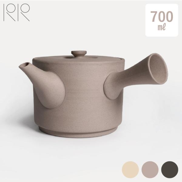 急須 常滑焼 大きい おしゃれ モダン スタイリッシュ 平型 大容量 常滑急須 茶漉し不要 茶漉し付...