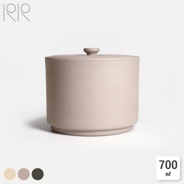 JINSUI 保存容器 IROIRO05 陶器 700ml 蓋付き 常滑焼 キャニスター おしゃれ ...