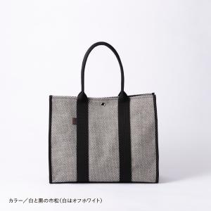刺し子 バッグ sasicco タネイ 三河木綿 | スクエアトート Lサイズ 全2