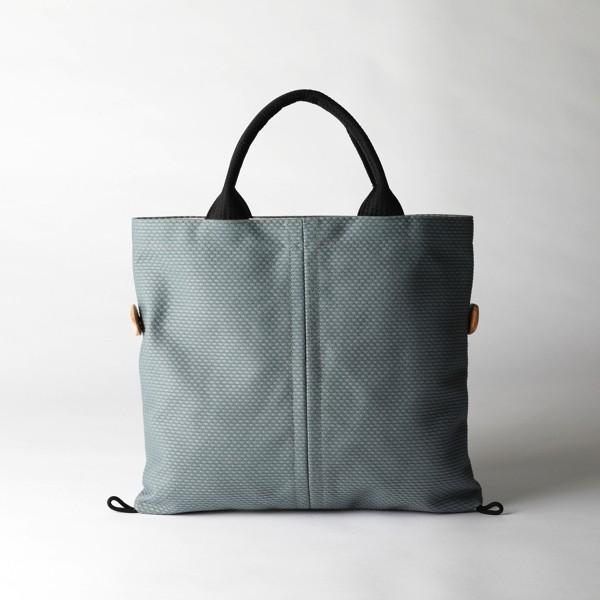 sasicco コンテバッグ｜フラットなトートバッグが、 ボタンを付けると立体的なバッグに｜日本製 ...