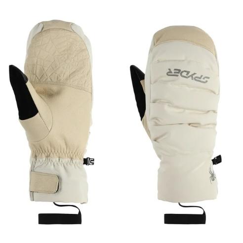 25SPYDER　PUFFY MITTENSグローブ　COLOR:VAN（バニラ）　SIZE：メンズ...