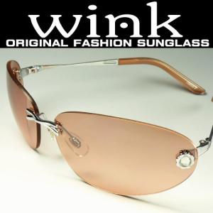 WINK（ウィンク） サングラス UV 100％ カット デカサン/レディース｜again