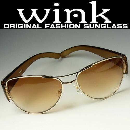 ★完売御礼★WINK（ウィンク）サングラス デカサン/レディース/UV 紫外線カット