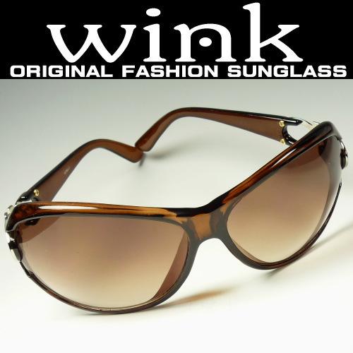 WINK（ウィンク） サングラス UV 100％ カット デカサン/レディース