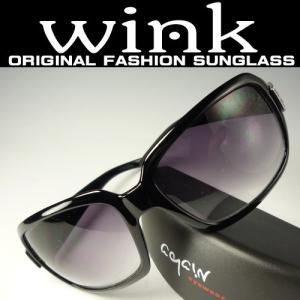 WINK（ウィンク） サングラス UV 100％ カット デカサン/レディース｜again