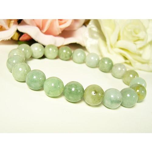 天然記念物に指定された稀少天然石！糸魚川翡翠/天然石ブレスレット10mm