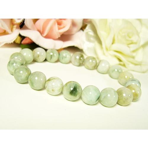 天然記念物に指定された稀少天然石！糸魚川翡翠/天然石ブレスレット10mm