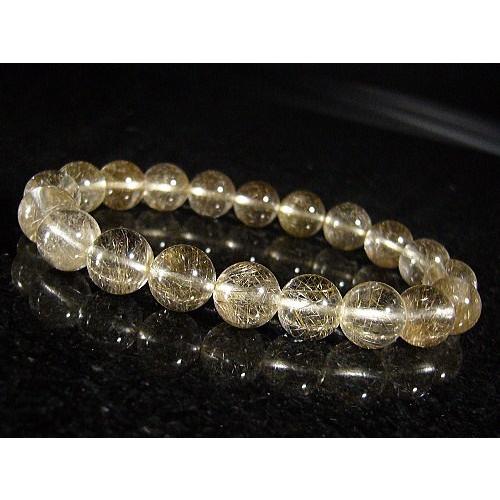 シルバールチル/天然石パワーストーンブレスレット/10mm/1点もの