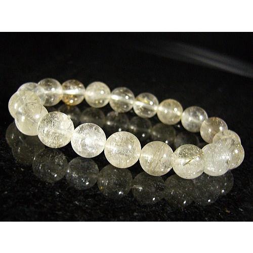 シルバールチル/天然石パワーストーンブレスレット/10mm/1点もの