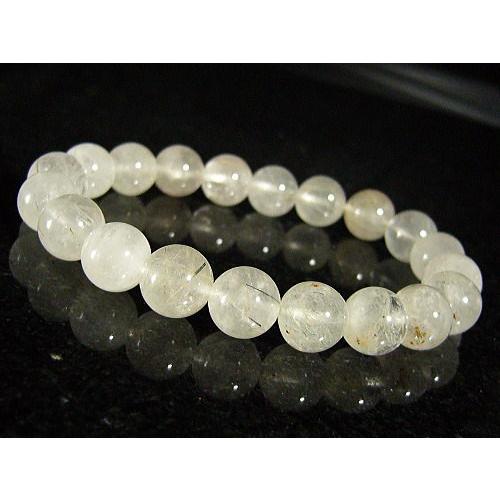 ヒマラヤ水晶ルチル入/天然石パワーストーンブレスレット/10mm/1点もの