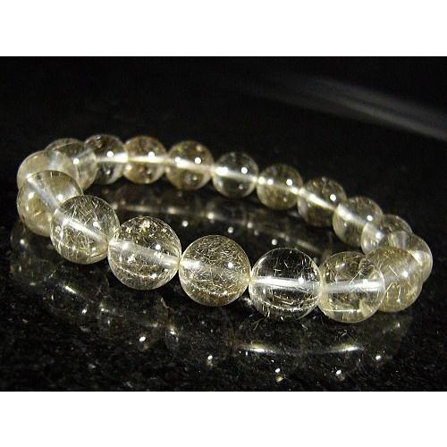 シルバールチル/天然石パワーストーンブレスレット/11mm/1点もの