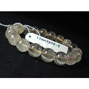 AA（2Ａ）ルチルクオーツ【完全浄化済み：パワー注入】11mm≪男女兼用ブレスレット≫パワーストーン...