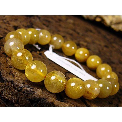 11mmルチルクォーツ/天然石パワーストーン≪安心の写真現物1点もの≫