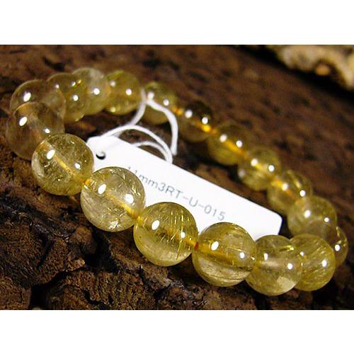 11mmルチルクォーツ/天然石パワーストーン≪安心の写真現物1点もの≫