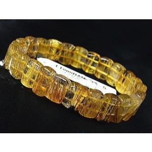 AAAA（4A）タイチンルチルクオーツ【完全浄化済み：パワー注入】11mm≪レディースバングルブレス...