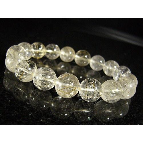 シルバールチル/天然石パワーストーンブレスレット/12mm/1点もの