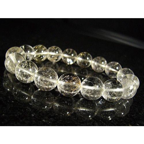 シルバールチル/天然石パワーストーンブレスレット/12mm/1点もの