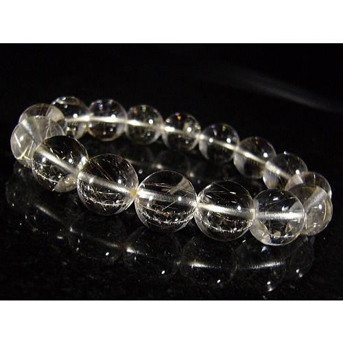シルバールチル/天然石パワーストーンブレスレット/13mm/1点もの