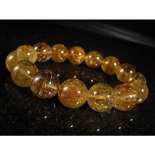 超高品質コパールチルクオーツ◇◆天然石パワーストーンブレスレット15mm/1点もの