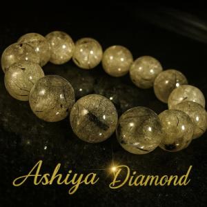 ブラックルチル（黒針水晶）天然石ブレスレット16mm≪1点もの写真の商品をお届けします≫ネコポス/ポ...