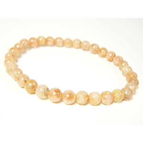 レッドデビルキラークォーツ・赤い魔除け水晶/天然希少水晶6mmブレスレット≪1点もの≫