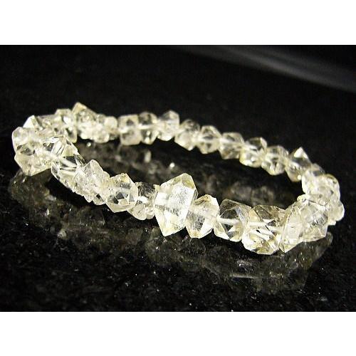 ★完売御礼★大粒ハーキマーダイヤモンド/天然石ブレスレット/1点もの