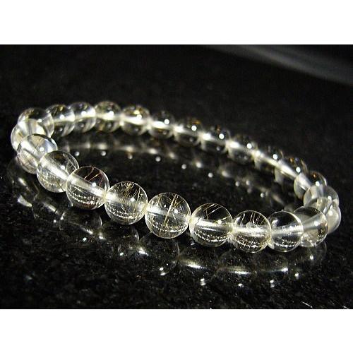 ★完売御礼★山梨水晶/天然石ブレスレット7mm/1点もの