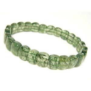 グリーンルチルクォーツ ブレスレット 8.5mm 17.5cm 天然石