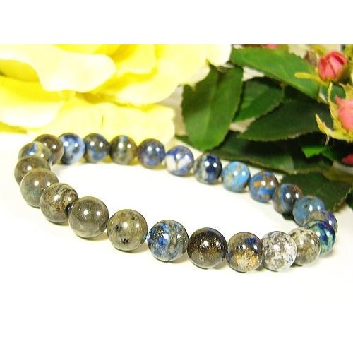 ★完売御礼★ブラックラピスラズリ/天然石ブレスレット8mm/1点もの