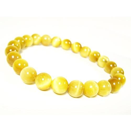 ゴールドタイガーアイ/8mm天然石パワーストーンブレスレット/1点もの