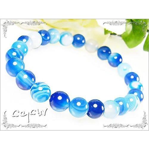 送料無料！天眼メノウ(瑪瑙)/天然石パワーストーンブレスレット8mm