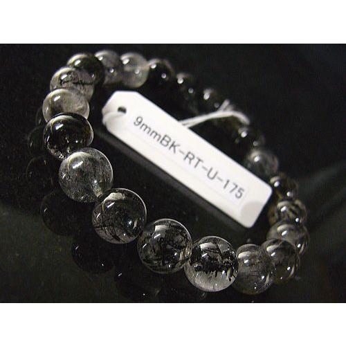 ★完売御礼★9mmブラックルチル/天然石パワーストーン≪安心の写真現物1点もの≫