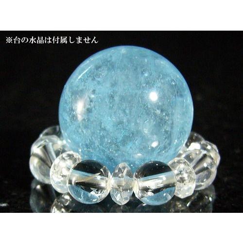 ★完売御礼★宝石ブルートパーズ/20mm・丸玉パワーストーン/1点もの