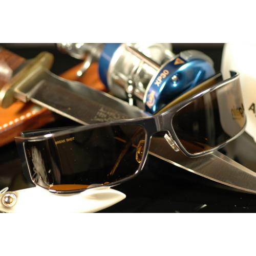 「冒険王」偏光サングラス=BRAKE SHOT=イタリアンバイカー