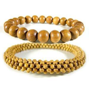 天然アロマウッド/香木/老山白壇/白檀/ブレスレット/サンダルウッド