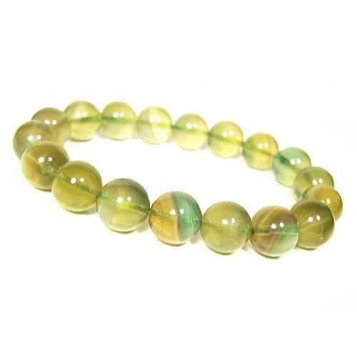 ★完売御礼★フローライトファントム/天然石パワーストーンブレスレット/10mm/1点もの