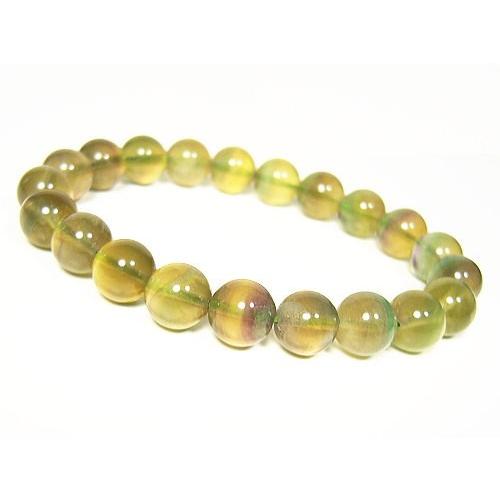 フローライトファントム/天然石パワーストーンブレスレット/8mm/1点もの