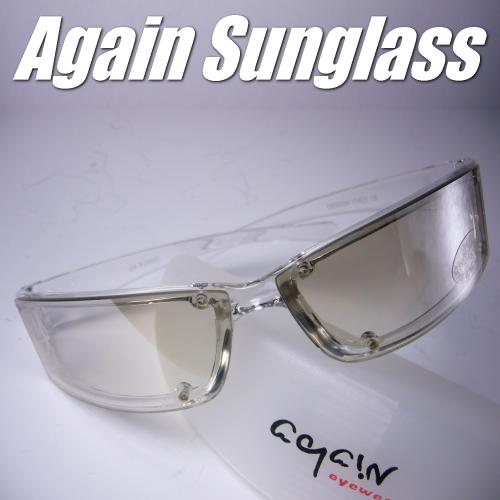 イタリーデザインAGAINサングラス/サングラス メンズ UV 100％ カット/サングラス スクエ...