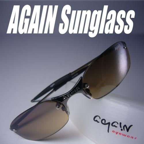 イタリーデザインAGAINサングラス/サングラス メンズ UV 100％ カット